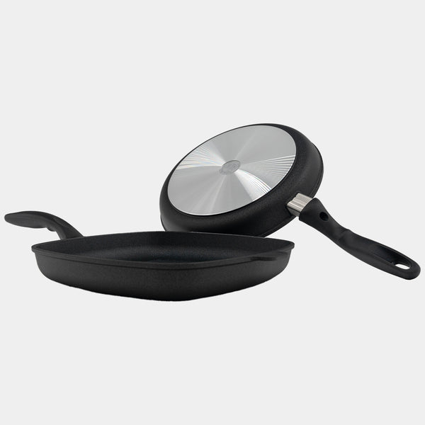 Swiss Diamond XD Nonstick 2-Piece Set - Fry Pan & Grill Pan