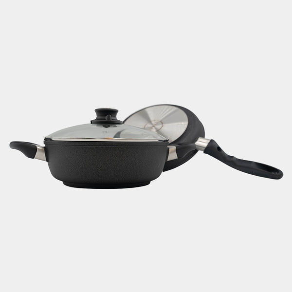 Swiss Diamond XD Nonstick 3-Piece Set - Fry Pan & Casserole - Induction