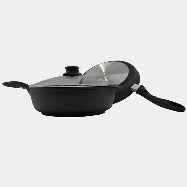 Swiss Diamond XD Nonstick 3-Piece Set - Fry Pan & Saute Pan - Induction