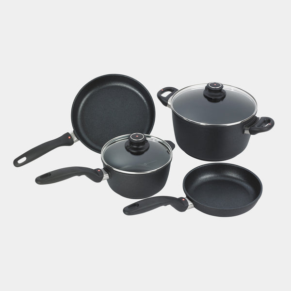 swiss diamond XD Nonstick 6-Piece Set - Fry Pan Saucepan & Soup Pot - Induction