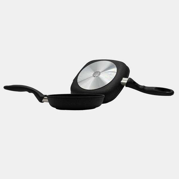 Swiss Diamond XD Nonstick 8" Fry Pan And 9.5"x 9.5" Grill Pan Set