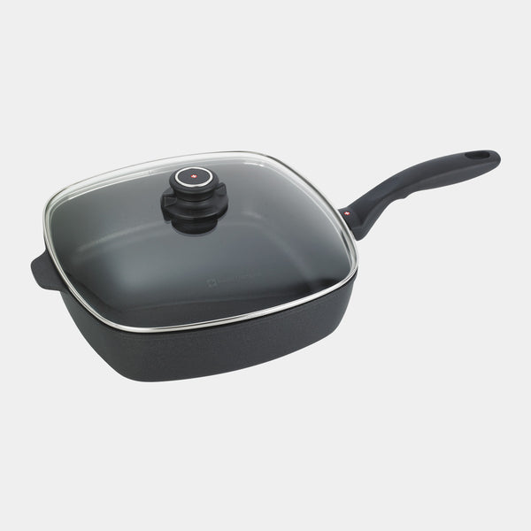 Swiss Diamond XD Nonstick Square Saute Pan With Glass Lid - Induction