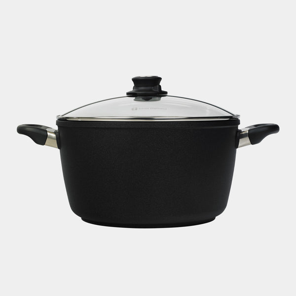 Swiss Diamond XD Nonstick Stock Pot With Glass Lid - Induction