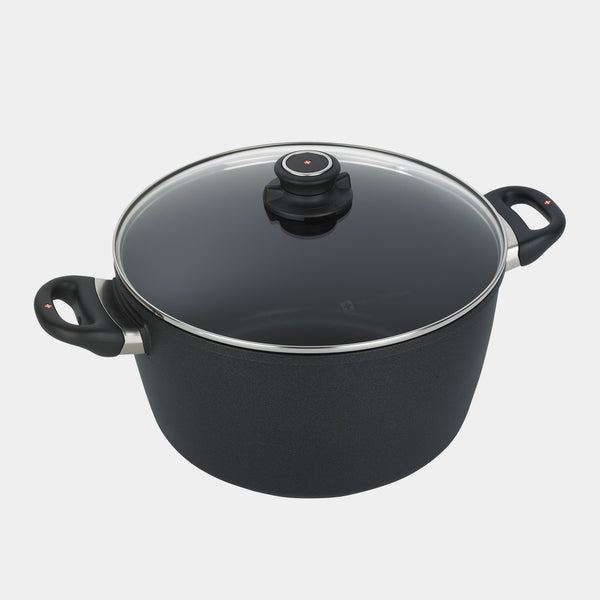 Swiss Diamond XD Nonstick Stock Pot With Glass Lid - Induction