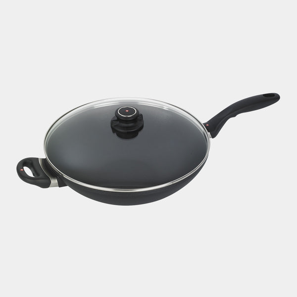 Swiss Diamond XD Nonstick Wok With Glass Lid - Induction