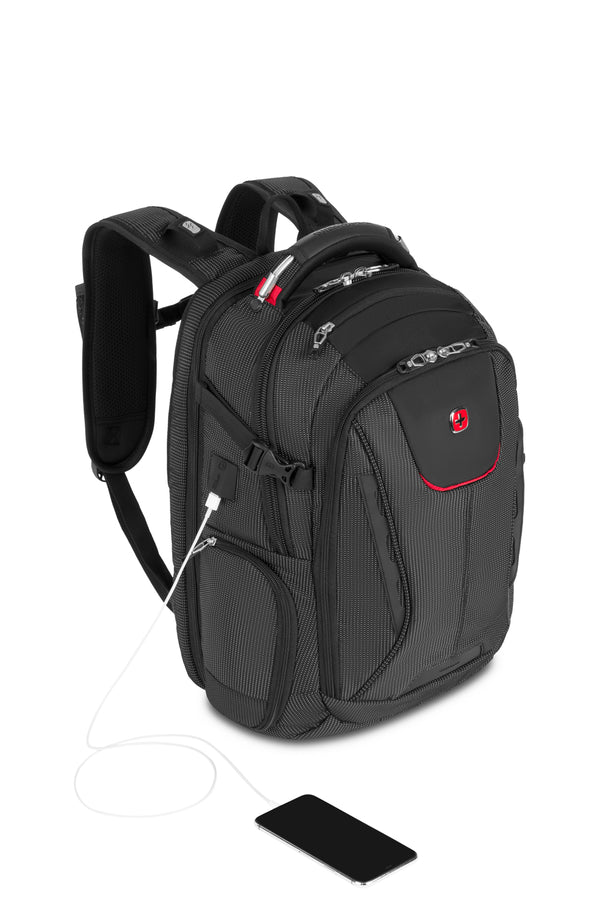 Swiss Gear The Travel Tech Elite USB ScanSmart Laptop Backpack