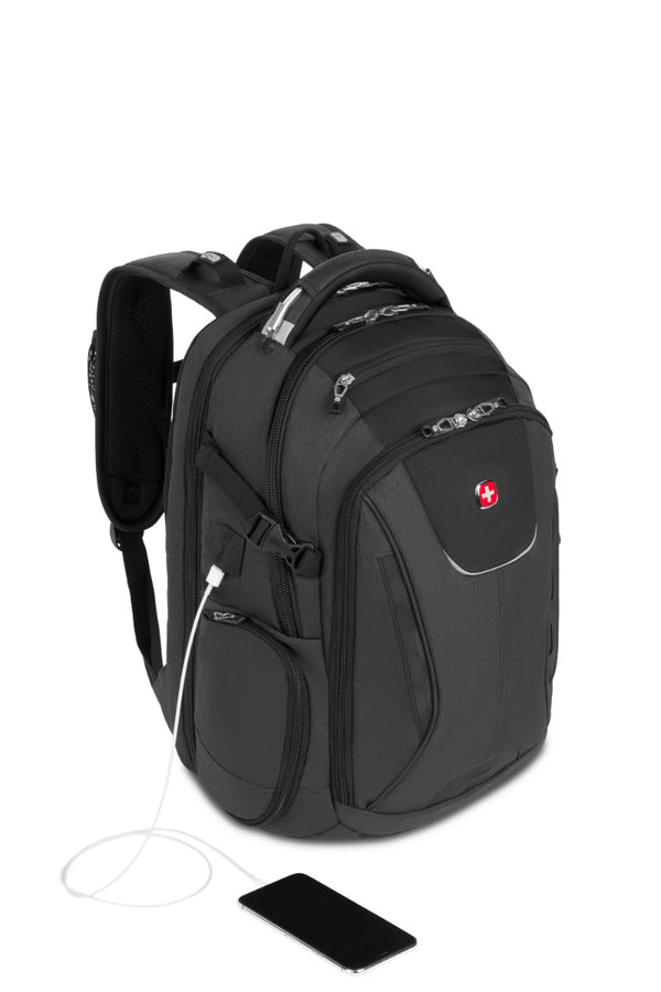 Swiss Gear The Travel Tech Elite USB ScanSmart Laptop Backpack