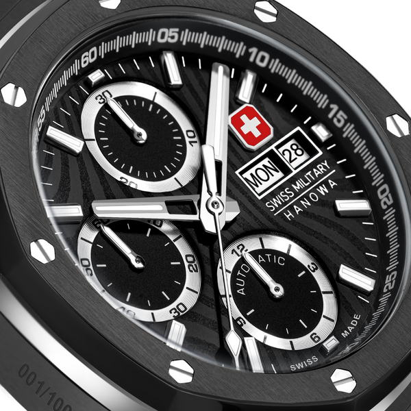 swiss Military Hanowa DAMASK LEGENDS IRONBLACK