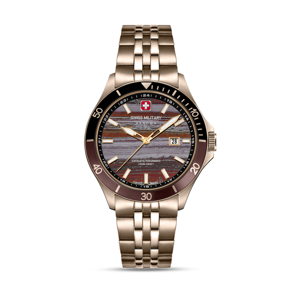 swiss military hanowa FLAGSHIP TIGER IRON