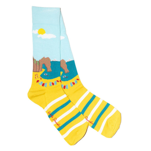 Swole Panda British Landmarks Sock Box - 4 Pairs Of Bamboo Socks (His)