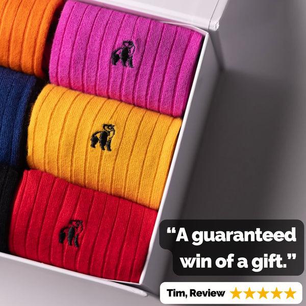 Swole Panda Build Your Own Bamboo Sock Gift Box – 6 Pairs