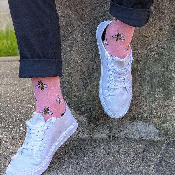 Swole Panda Bumblebee Matching Bamboo Socks (Adult & Child)