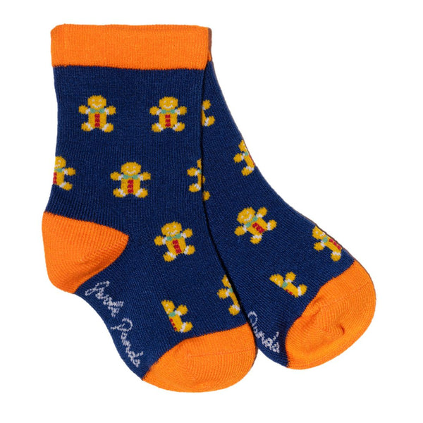 swole panda Children's Gingerbread Man Bamboo Socks