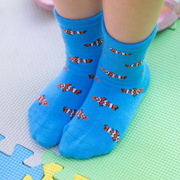 Swole Panda Clown Fish Matching Bamboo Socks (Adult & Child)