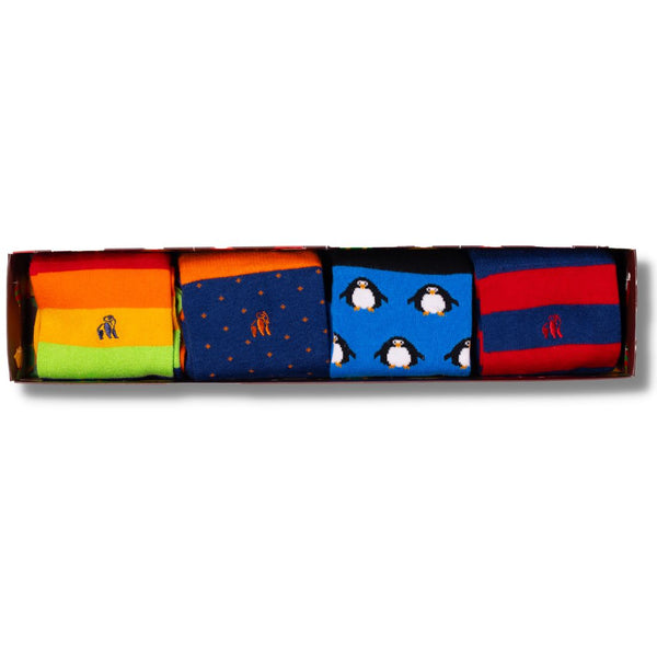 Swole Panda Green Christmas Drawer Box - 4 Pairs Of Bamboo Socks (His)