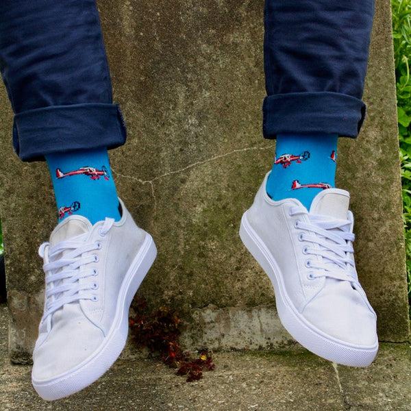 Swole Panda Aeroplane Bamboo Socks