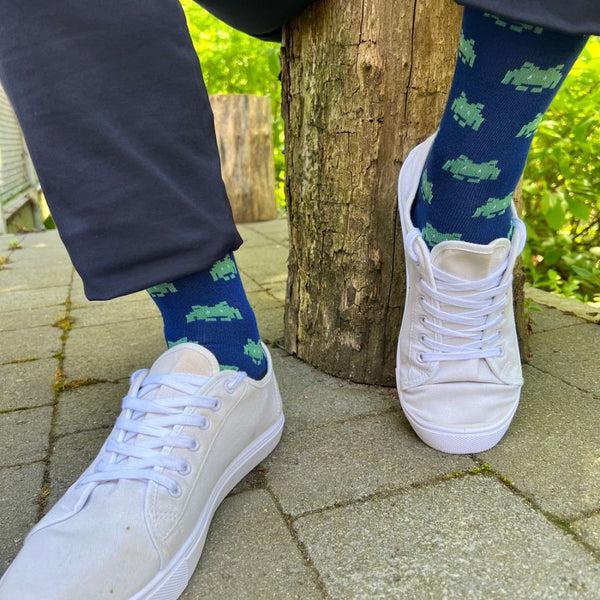 Swole Panda Alien Bamboo Socks