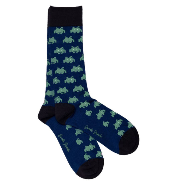 swole panda Alien Bamboo Socks