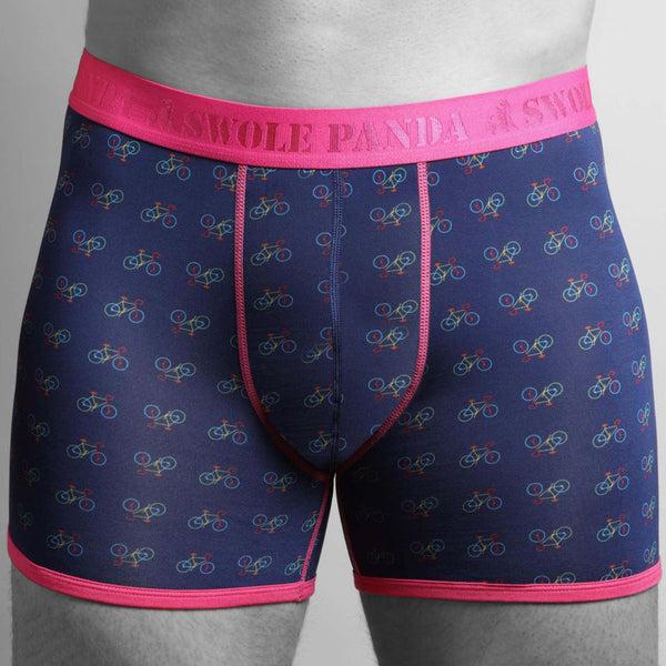 swole panda Bamboo Boxers - Bicycles