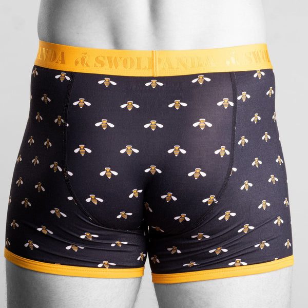 Swole Panda Bamboo Boxers - Bumblebees