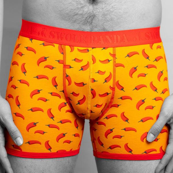 swole panda Bamboo Boxers - Chillies