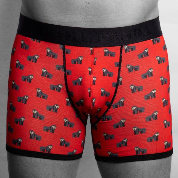 swole panda Bamboo Boxers - Gorillas