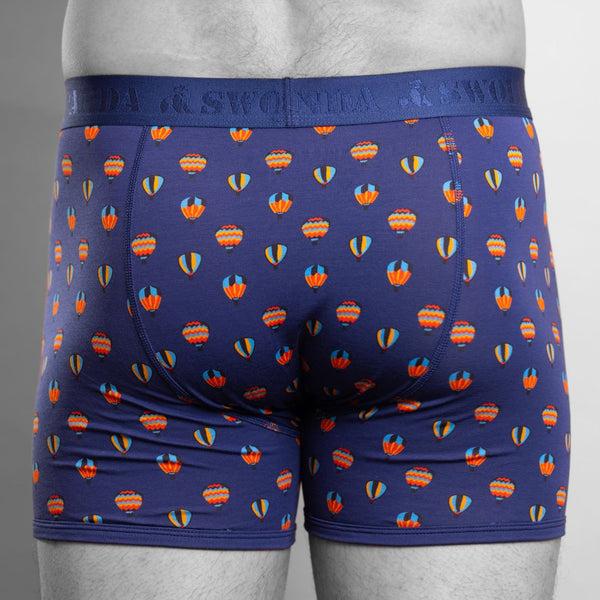 Swole Panda Bamboo Boxers - Hot Air Balloons