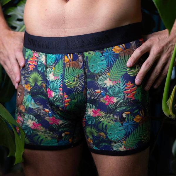 Swole Panda Bamboo Boxers - Jungle