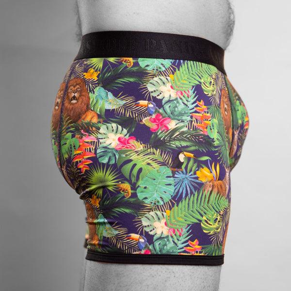 Swole Panda Bamboo Boxers - Jungle