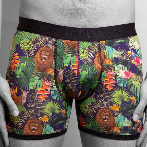 swole panda Bamboo Boxers - Jungle