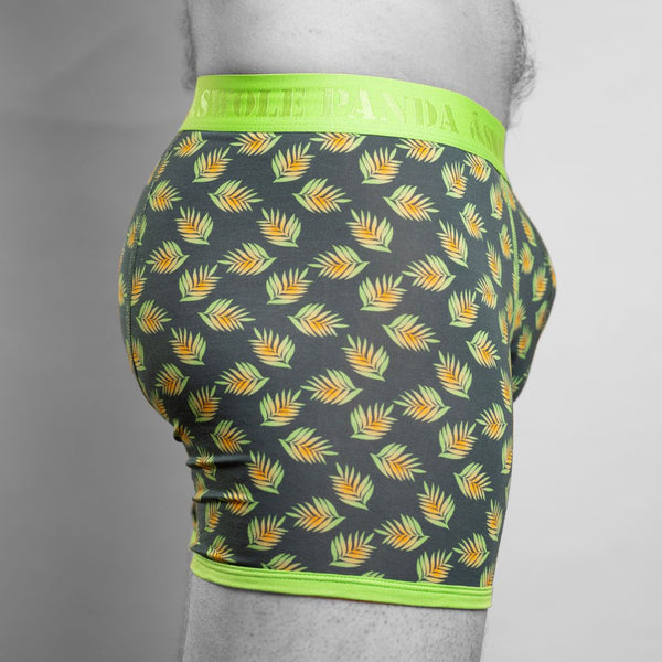 Swole Panda Bamboo Boxers - Leaves