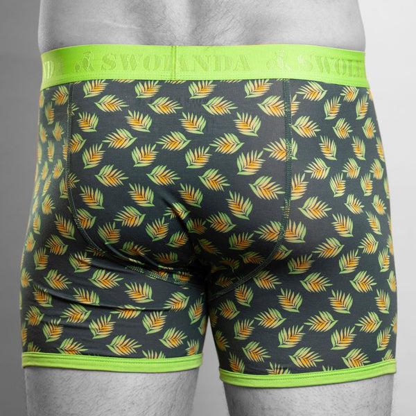 Swole Panda Bamboo Boxers - Leaves