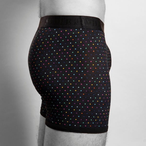 Swole Panda Bamboo Boxers - Multi-Coloured Dots
