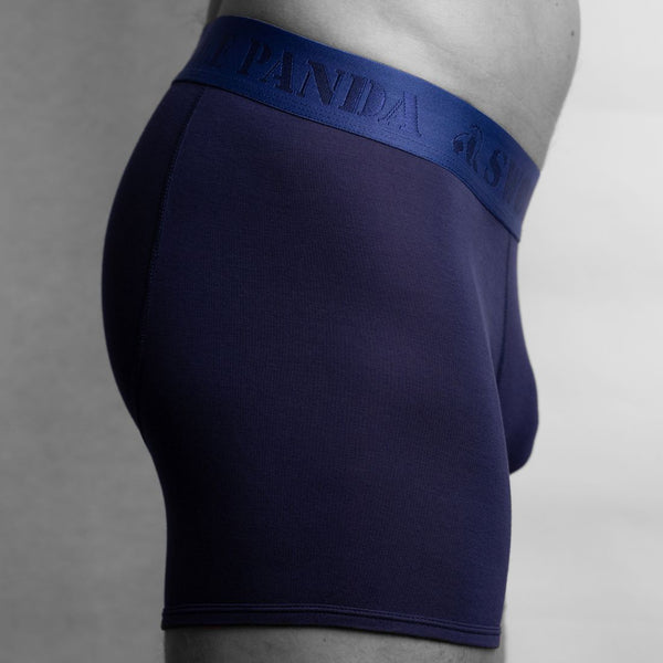 Swole Panda Bamboo Boxers - Navy