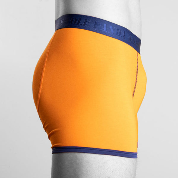 Swole Panda Bamboo Boxers - Orange Blue Band