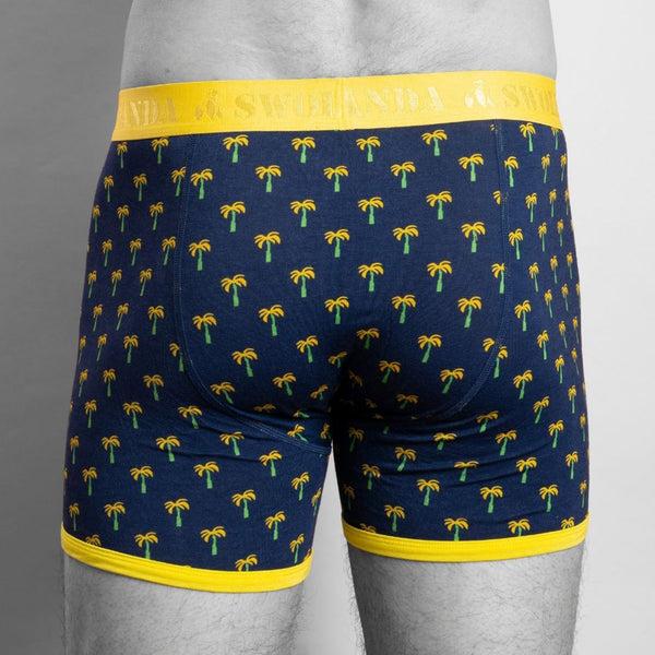 Swole Panda Bamboo Boxers - Palm Trees