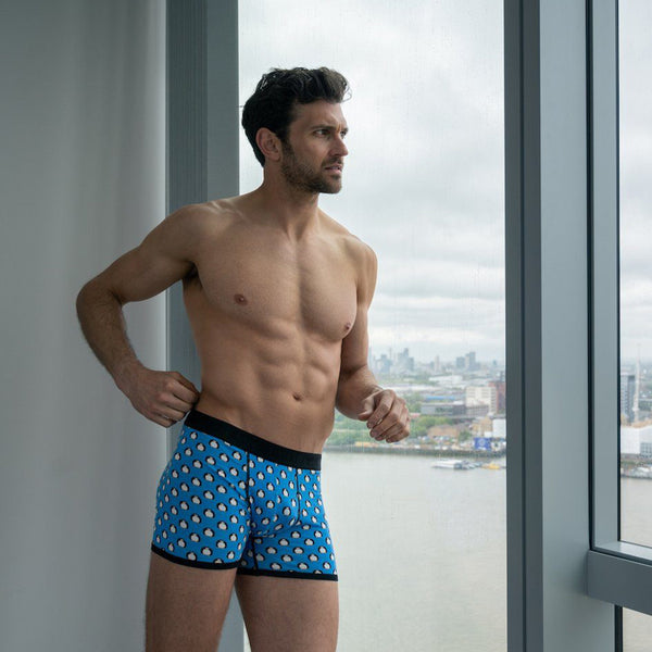 Swole Panda Bamboo Boxers - Penguins