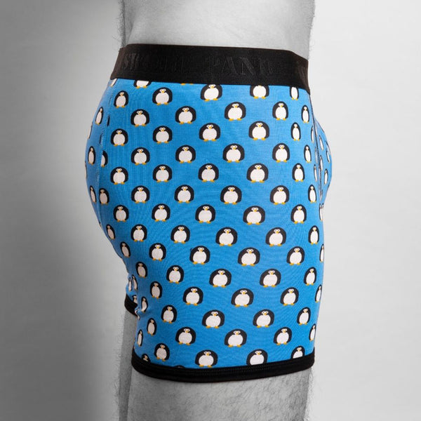 Swole Panda Bamboo Boxers - Penguins