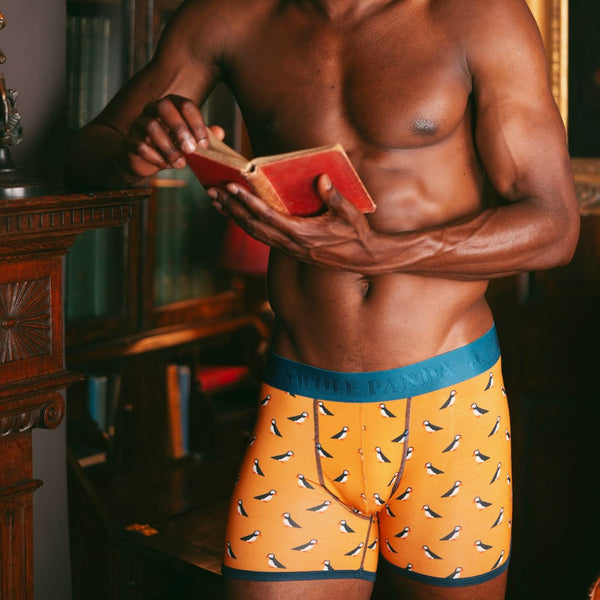 Swole Panda Bamboo Boxers - Puffins