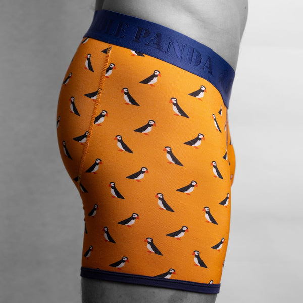Swole Panda Bamboo Boxers - Puffins