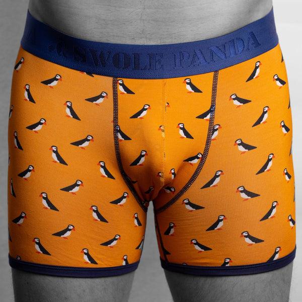 swole panda Bamboo Boxers - Puffins