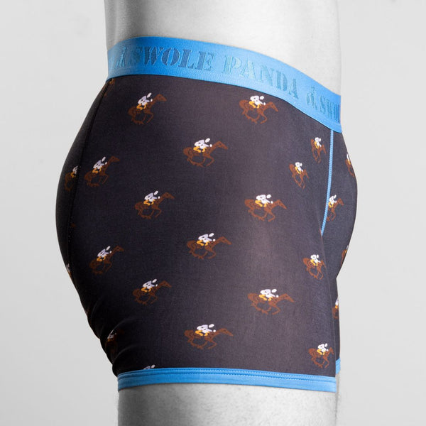 Swole Panda Bamboo Boxers - Racehorses