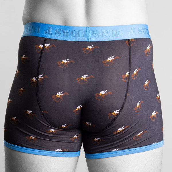 Swole Panda Bamboo Boxers - Racehorses