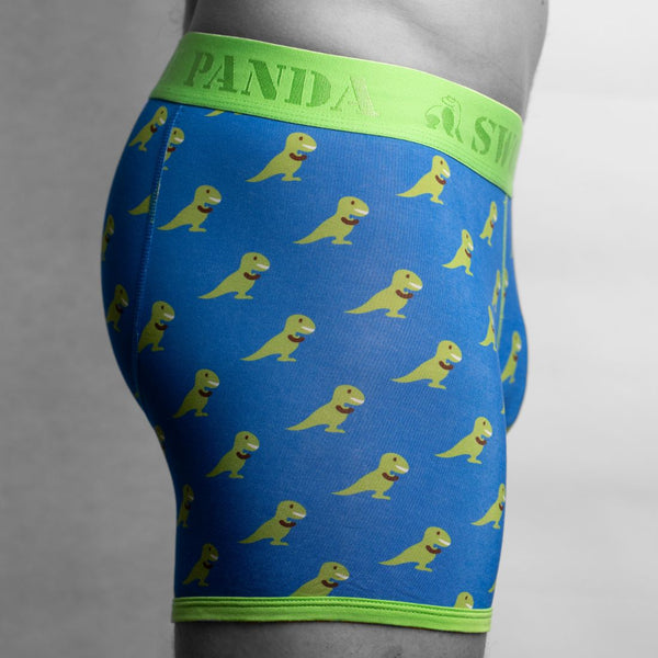 Swole Panda Bamboo Boxers - T-Rex