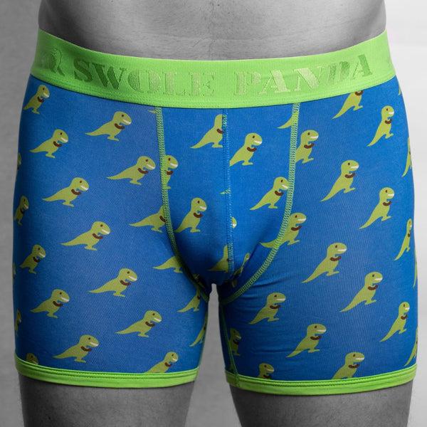 swole panda Bamboo Boxers - T-Rex