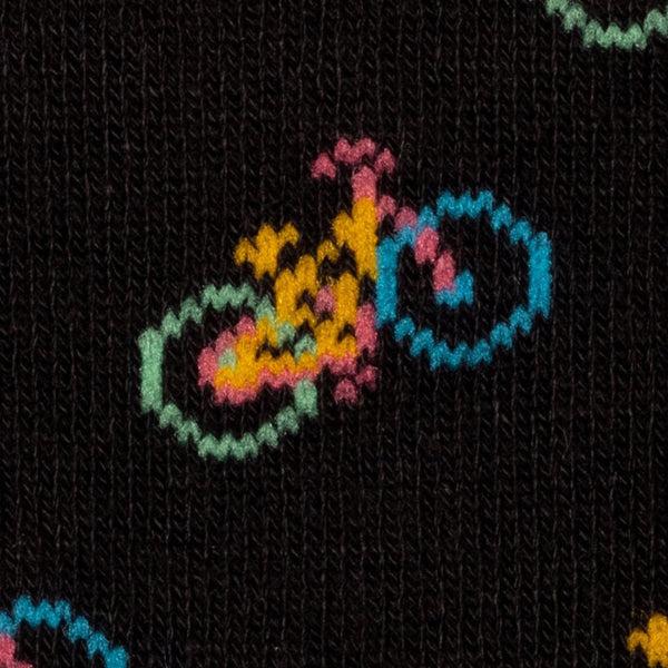 Swole Panda Black Bicycle Bamboo Socks