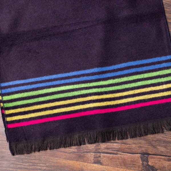 Swole Panda Black Fine Stripe Bamboo Scarf
