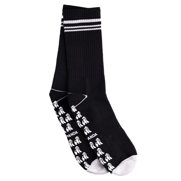 swole panda Black Performance Grip Socks