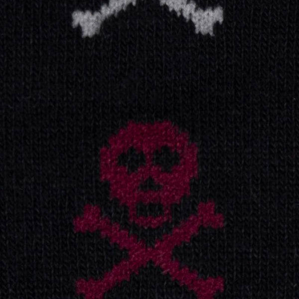 Swole Panda Black Skull Bamboo Socks