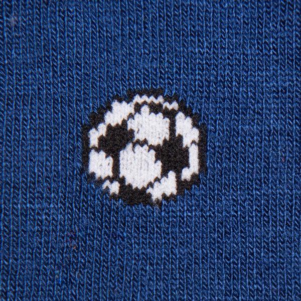 Swole Panda Blue Football Bamboo Socks